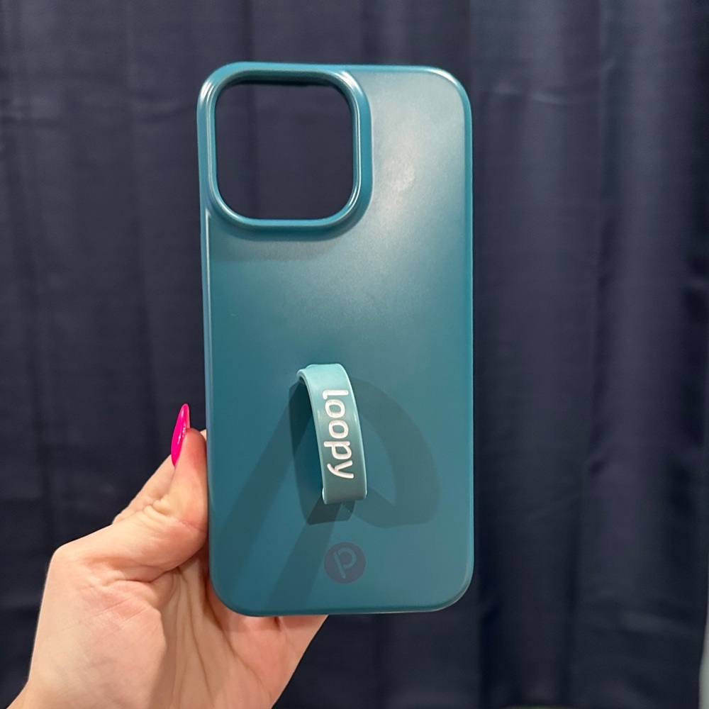 Loopy Case Aqua Blue Phone Cover